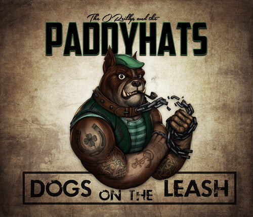 Dogs on the Leash (Mint Green & Orange Splatter) { Vinyl } 【 VINYL 】