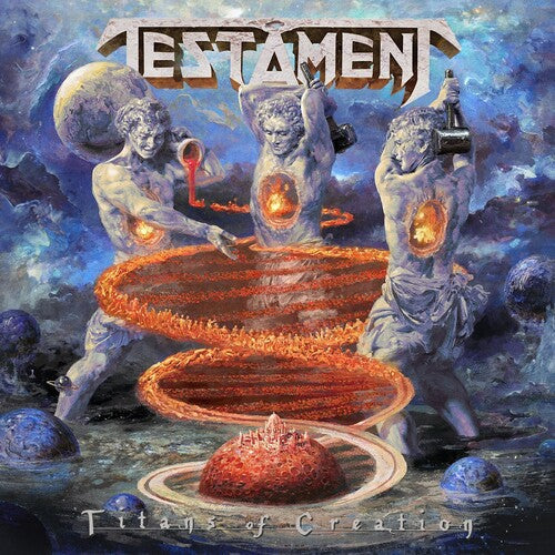 Titans of Creation (Clear With Orange & Blue) { Vinyl } 【 VINYL 】