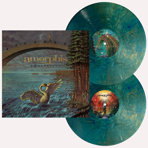 Amorphis - Borderland   (Green Blue Marbled Vinyl incl. Bonus Tracks) (Vinyl) { Vinyl } 【 VINYL 】