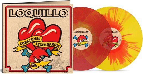 Loquillo - Corazones Legendarios - Red & Yellow Splatter Vinyl (Vinyl) { Vinyl } 【 VINYL 】