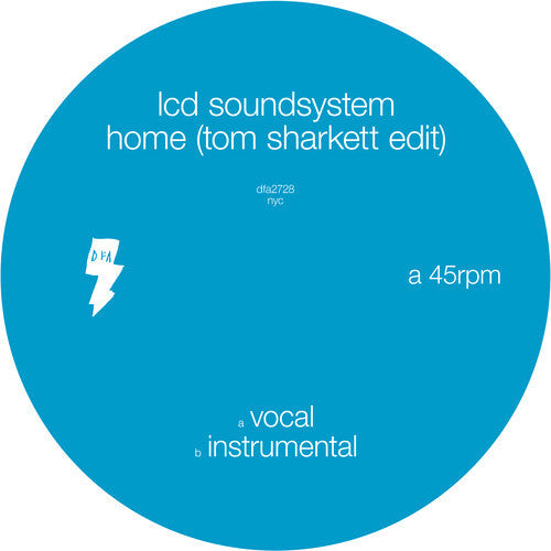 LCD Soundsystem - Home (Tom Sharkett Edit) (Vinyl) { Vinyl } 【 VINYL 】