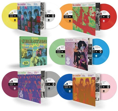 The Creation - Biff Bang Pow: The Creation Singles Box - Boxset includes Ten Colored 7-Inch Vinyl Singles in Five Gatefold Digipak Sleeves (Vinyl) { Vinyl } 【 VINYL 】