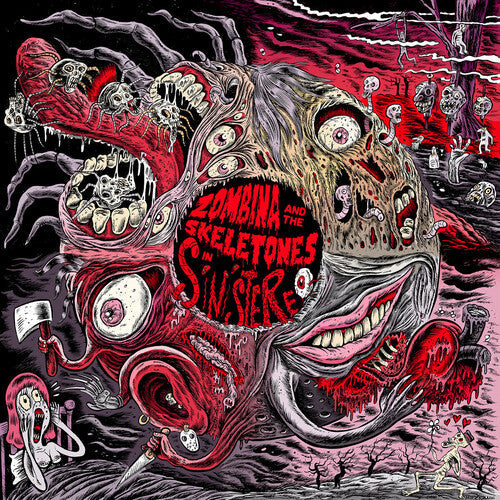 Zombina & the Skeletones - In Sinistereo - Red (Vinyl) { Vinyl } 【 VINYL 】