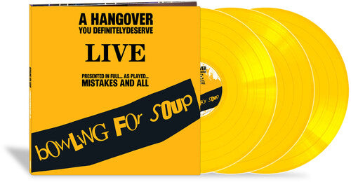 Bowling for Soup - A Hangover You Definitely Deserve (Live) (Vinyl) { Vinyl } 【 VINYL 】