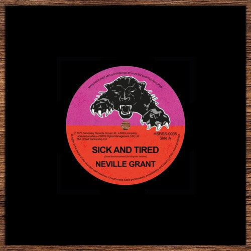 Neville Grant - Sick And Tired / Black Man's Time (Vinyl) { Vinyl } 【 VINYL 】