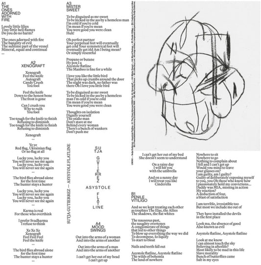 Sutja Gutierrez - Asystole Flatline (LP) { Vinyl } 【 VINYL 】