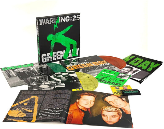 Green Day - Warning (25th Anniversary Deluxe Edition) (Green, Yellow, and Orange LP) { Vinyl } 【 VINYL 】
