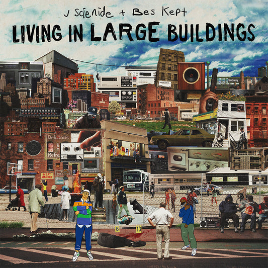 J Scienide x Bes Kept - Living In Large Buildings (LP) { Vinyl } 【 VINYL 】