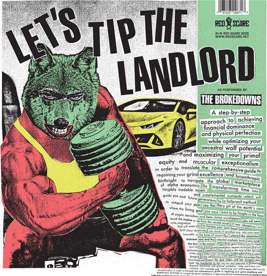 Brokedowns - Let's Tip The Landlord (LP) { Vinyl } 【 VINYL 】