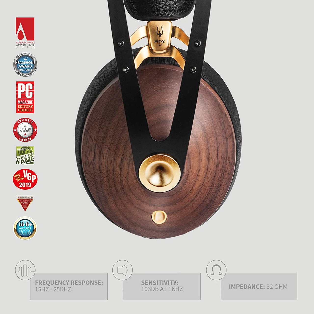 Meze 99 Classics Walnut Headphone