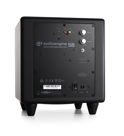 Audioengine: S8 Powered Subwoofer - Black (AS8B)