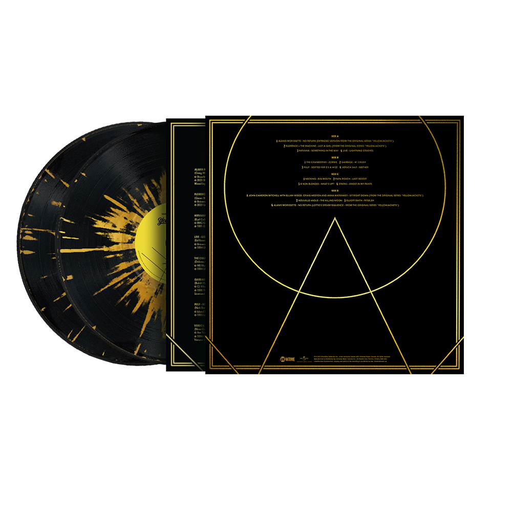 Yellowjackets - Season 2 Official Soundtrack: Music from the Original Series - The Rune: Back & Spine - Deluxe (Yellow and Black Splatter Limited Edition) { Vinyl } 【 VINYL 】