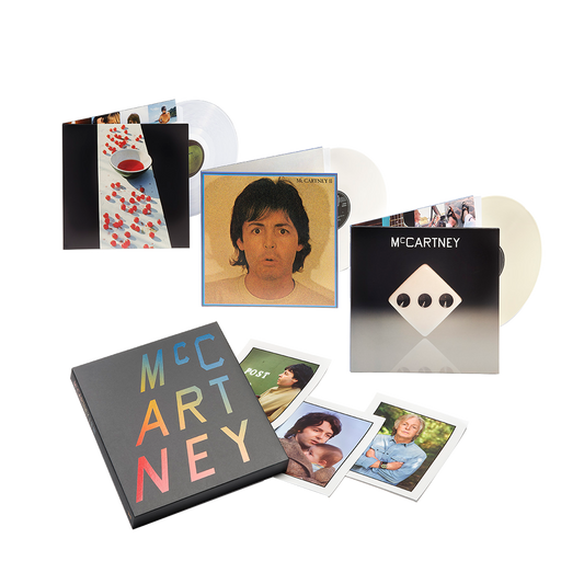 McCartney I II III (Limited Edition Clear, White, and Creamy White Colour) 3LP Box Set { Vinyl } 【 VINYL 】