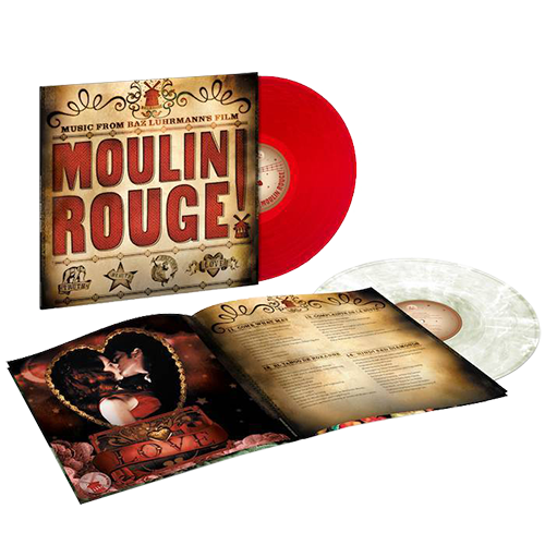 Moulin Rouge - Original Soundtrack (Red Translucent and White Marbled Limited Edition) { Vinyl } 【 VINYL 】