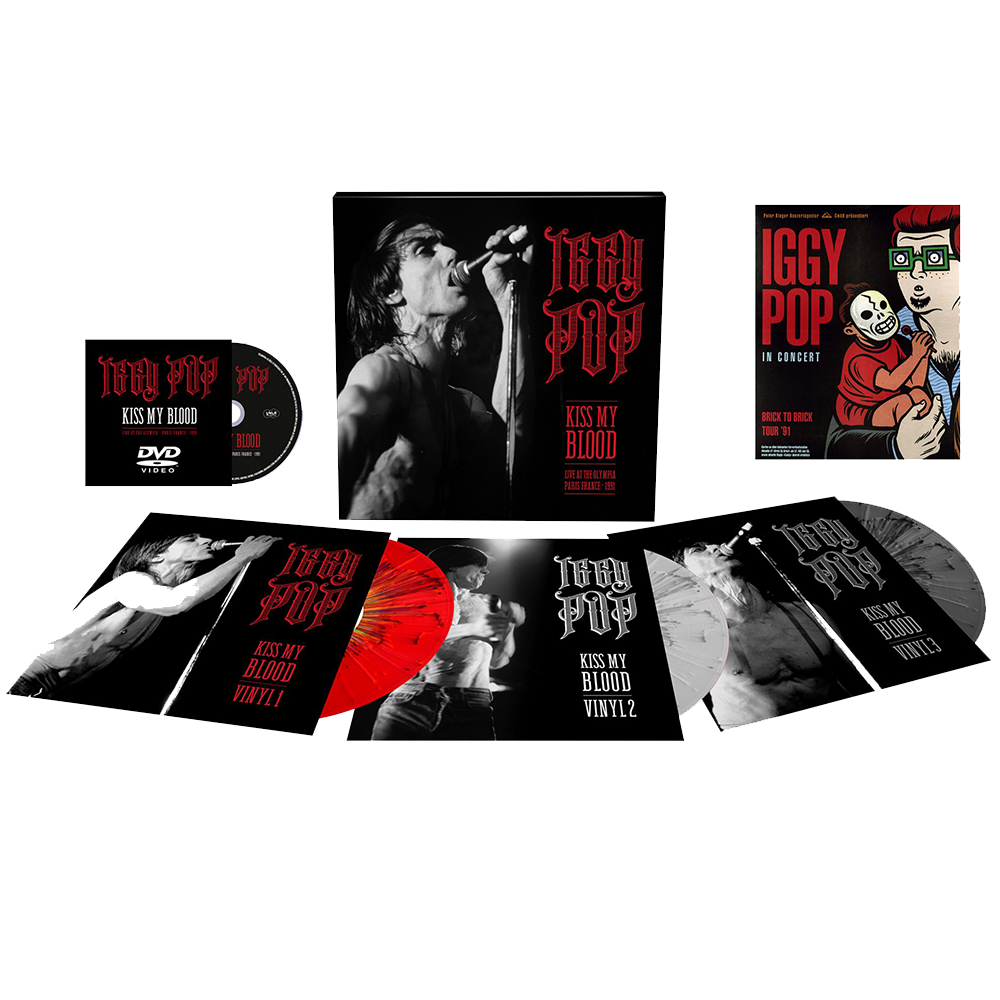 Kiss My Blood (Live In Paris 1991) (Red/Black/White Splatter Limited Edition) { Vinyl } 【 VINYL 】