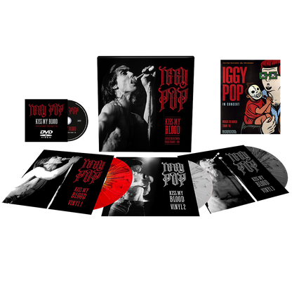 Kiss My Blood (Live In Paris 1991) (Red/Black/White Splatter Limited Edition) { Vinyl } 【 VINYL 】