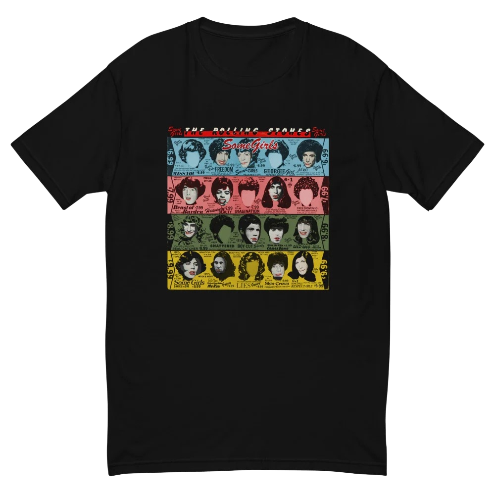The Rolling Stones Some Girls Black Tee { Vinyl } 【 VINYL 】