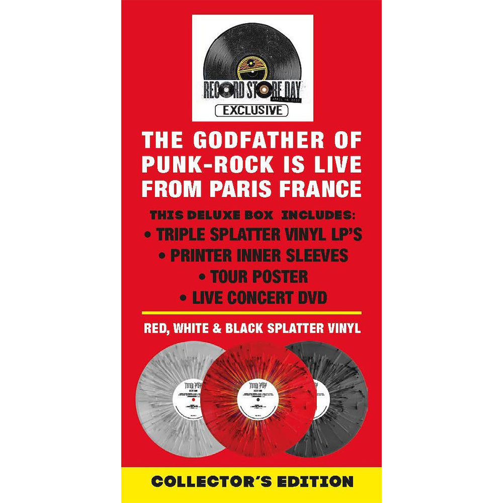 Kiss My Blood (Live In Paris 1991) (Red/Black/White Splatter Limited Edition) { Vinyl } 【 VINYL 】