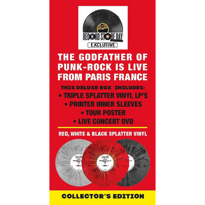 Kiss My Blood (Live In Paris 1991) (Red/Black/White Splatter Limited Edition) { Vinyl } 【 VINYL 】