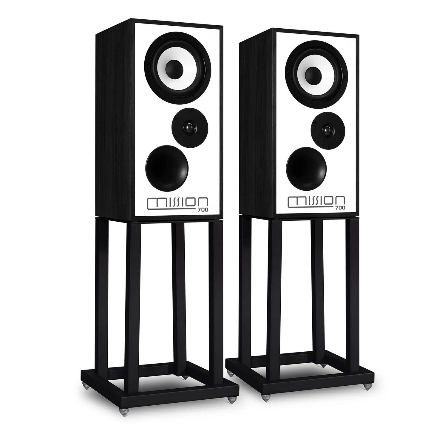 Mission: 700 Hifi Speakers w/ Stands - Pair / Black (Open Box Special)