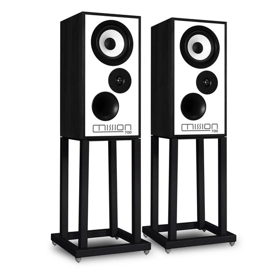 Mission: 700 Hifi Speakers w/ Stands - Pair / Black (Open Box Special)