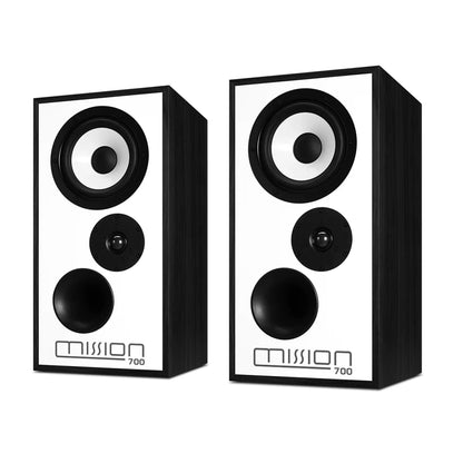 Mission: 700 Hifi Speakers w/ Stands - Pair / Black (Open Box Special)