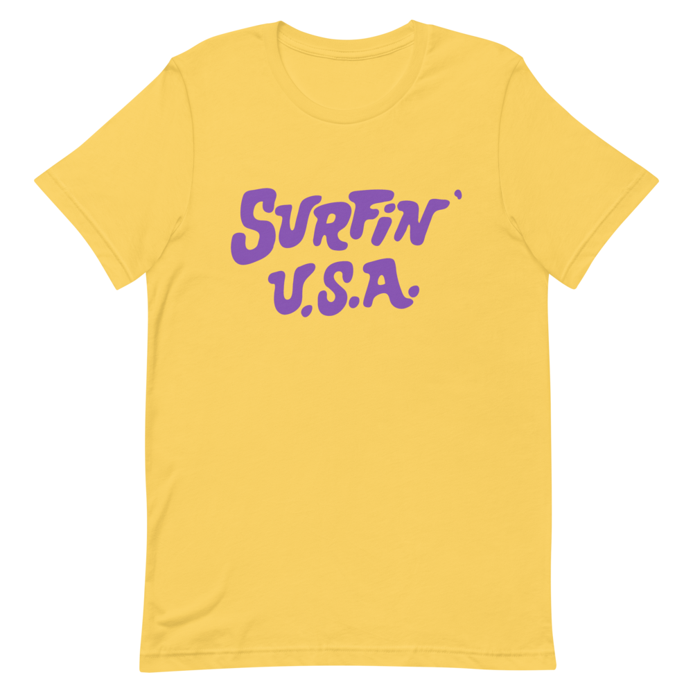 The Beach Boys Yellow Surfin' U.S.A. Tee { Vinyl } 【 VINYL 】