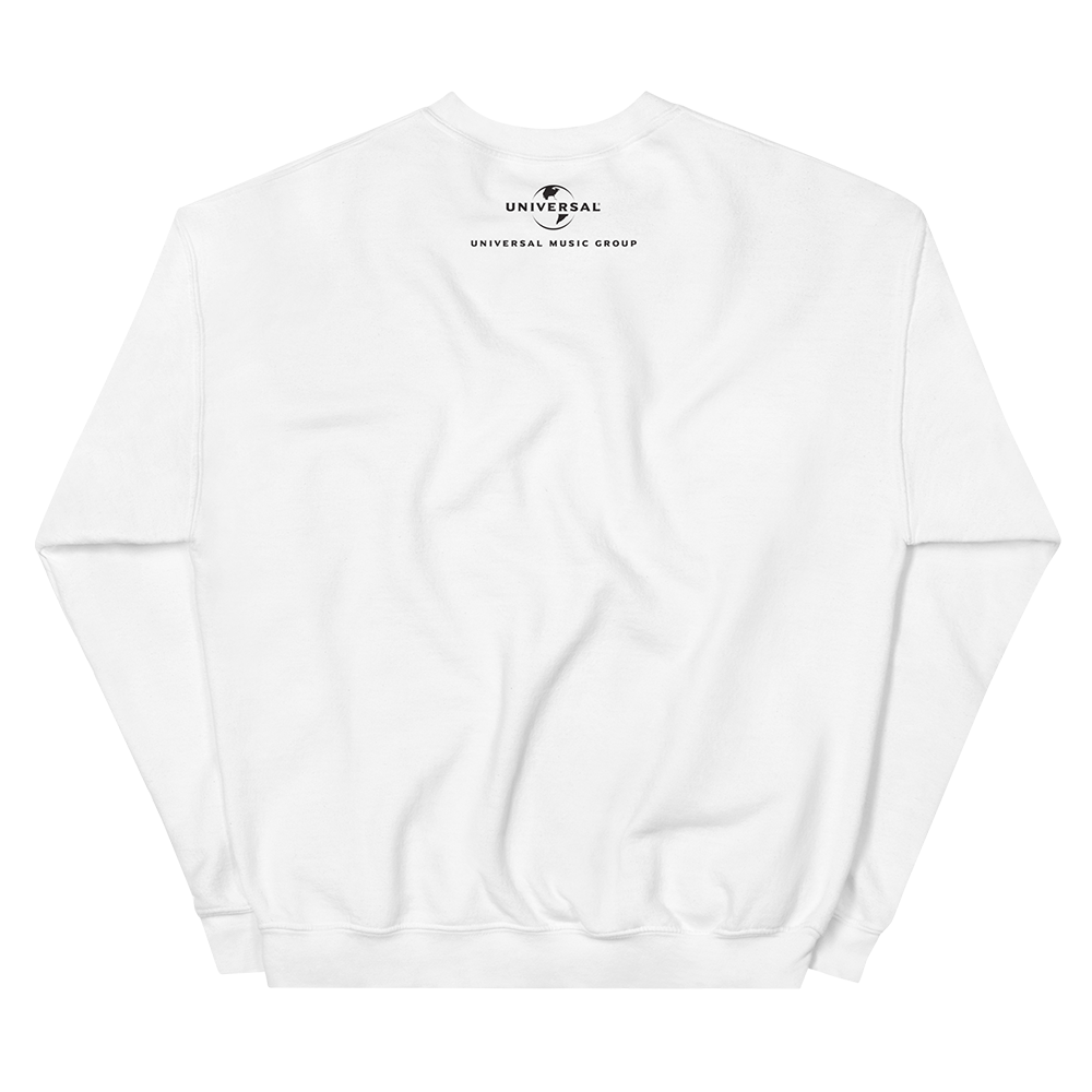 Music Is Universal Crewneck Sweatshirt (White) { Vinyl } 【 VINYL 】