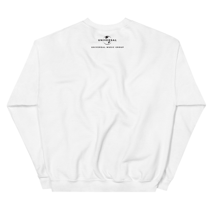 Music Is Universal Crewneck Sweatshirt (White) { Vinyl } 【 VINYL 】